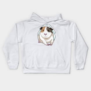 Guinea pig Bride Wedding Kids Hoodie